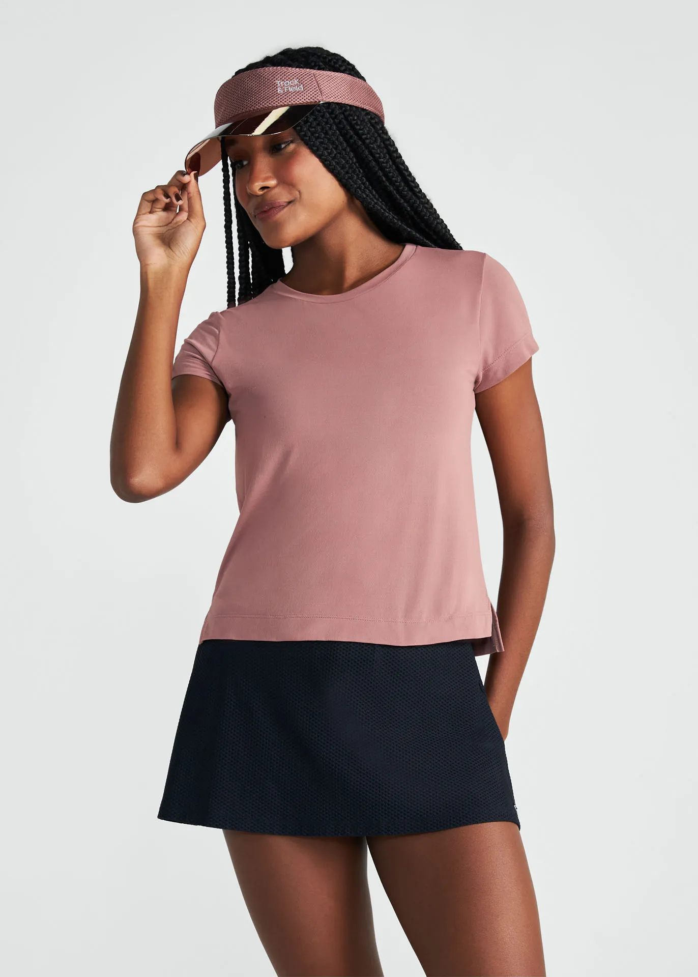 Camiseta Run Mineral marrom da Track and Field